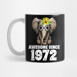 Awesome since 1972 48 Years Old Bday Gift 48th Birthday Mug